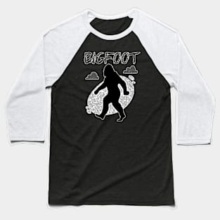 Pop Art Design Bigfoot Baseball T-Shirt